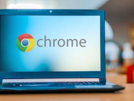 ChromeOS on a laptop.